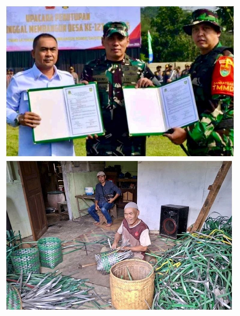 Kisah Ismail, Selimut Karung dan Rumah Baru TMMD Ke -127  Kodim 0409 RL 